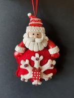 Kerstman plat vilt kerstornament Kurt S. Adler, Diversen, Kerst, Verzenden, Nieuw