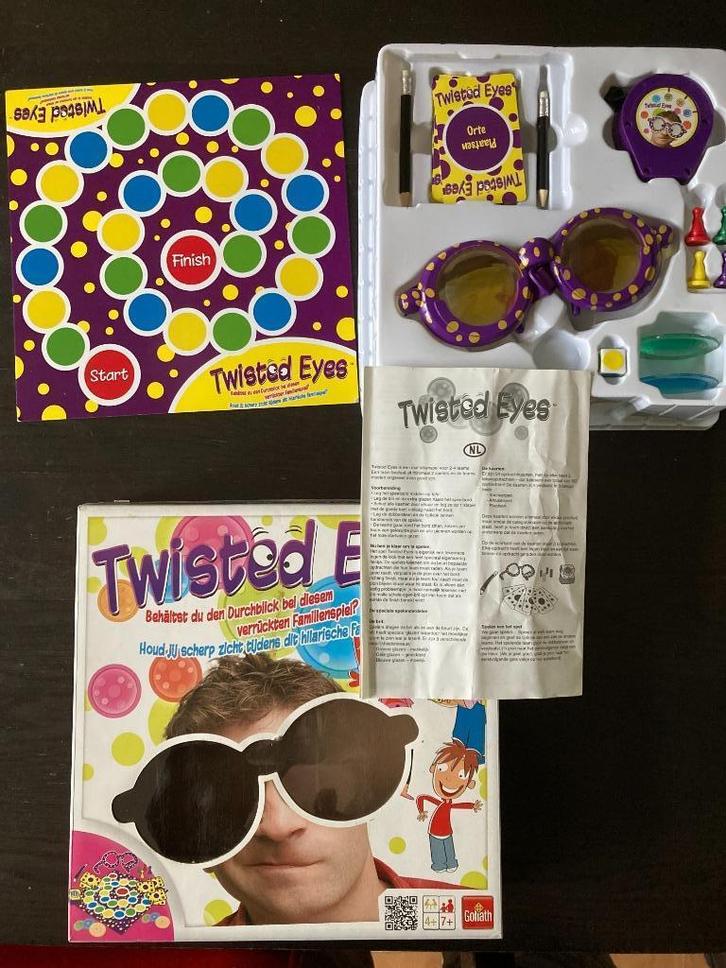 Twisted eyes spel, Hobby en Vrije tijd, Gezelschapsspellen | Bordspellen, Gebruikt, Ophalen