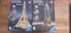 3d puzzels empire state building en eiffel toren, Minder dan 500 stukjes, Zo goed als nieuw, Ophalen, Rubik's of 3D-puzzel