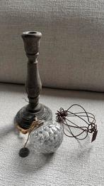 Hoffz Kandelaar & Kerstboomhangers, Nieuw, Ophalen of Verzenden, Grijs, Hout