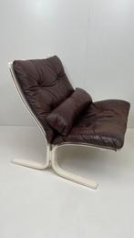 Set Westnova Ingmar Relling Siësta fauteuils ottoman bruin, Gebruikt, Vintage, Ophalen of Verzenden, Hout