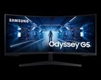 Samsung Odyssey G5 34 inch 165hz met factuur, Computers en Software, Monitoren, Curved, VA, 34 inch, Zo goed als nieuw