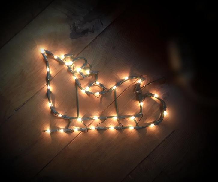 Kerstverlichting arreslee, Diversen, Kerst, Gebruikt, Ophalen of Verzenden