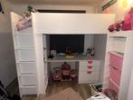 IKEA hoogslaper met kledingkast en bureau, Ophalen, Zo goed als nieuw, Hoogslaper
