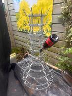 Authentieke Frans Flessenrek Decoratief en origineel, Ophalen, Zo goed als nieuw, 25 flessen of meer, Metaal