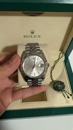 Rolex Datejust 41 Witgoud/Staal Zilver Jubilee - Compleet, Sieraden, Tassen en Uiterlijk, Polshorloge, Ophalen of Verzenden, Zo goed als nieuw
