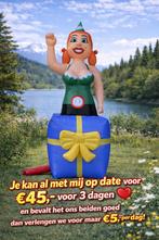 Opblaasbare Sarah pop te huur, Ophalen of Verzenden, Gebruikt, Feestartikel, Abraham of Sarah