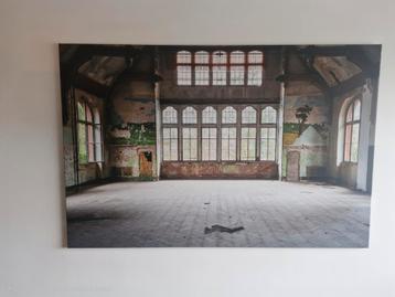Verlaten Hal in Beelitz - Roman Robroek-Canvas foto-160x105 beschikbaar voor biedingen