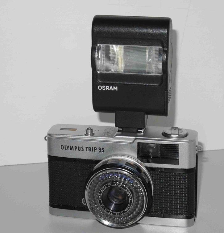 Olympus Trip 35 in bijna mint conditie, Audio, Tv en Foto, Fotocamera's Analoog, Refurbished, Spiegelreflex, Canon, Ophalen of Verzenden