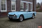 Triumph TR4 - frame-off gerestaureerd. Matching nr. motor!, Auto's, Triumph, Achterwielaandrijving, Cabriolet, Blauw, 100 pk