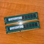 Samsung 8GB 2Rx8 PC3 12800R DDR3 ( 2x 4GB ), Computers en Software, RAM geheugen, Gebruikt, Server, 8 GB, DDR3