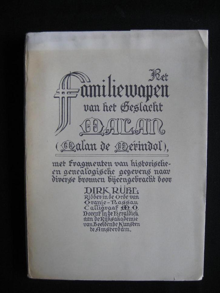 Rühl, familiewapen van het Geslacht Malan [Malan de Merindol, Boeken, Geschiedenis | Wereld, Gelezen, Ophalen of Verzenden