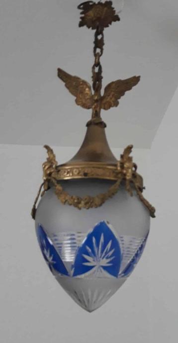 Chique Bronzen Hanglamp.  1880 beschikbaar voor biedingen
