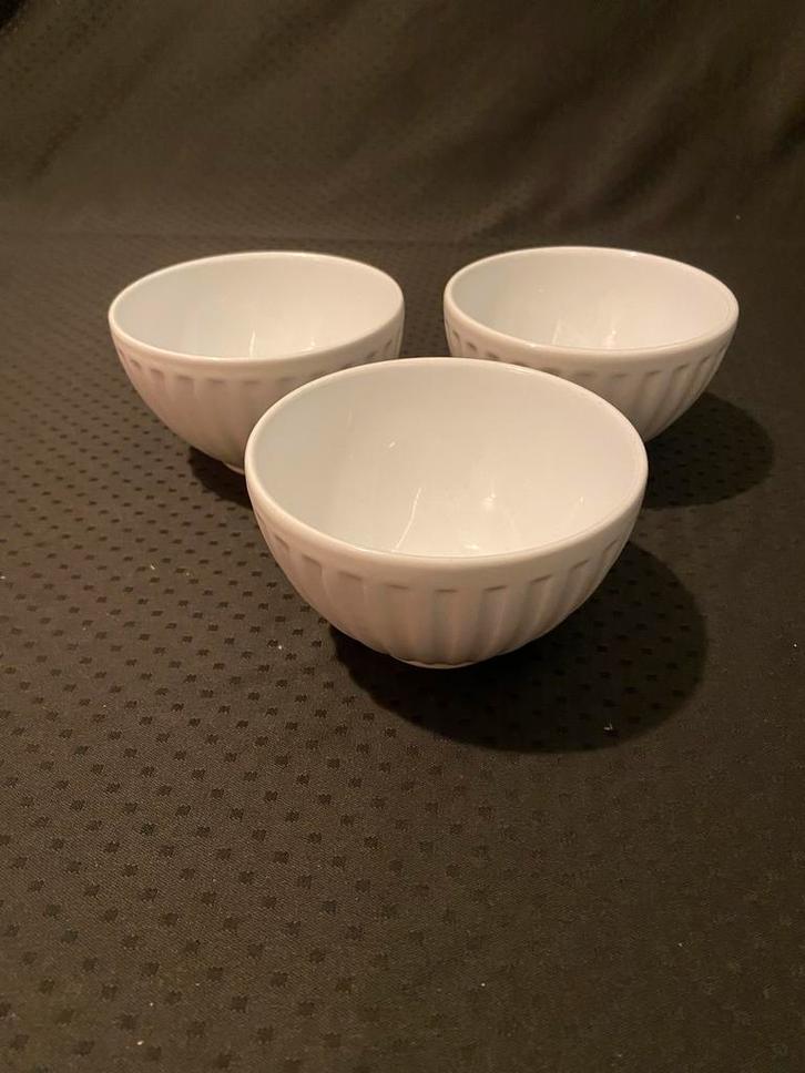 Wedgwood Everyday Black & White kommen - 3 stuks, Huis en Inrichting, Keuken | Servies, Gebruikt, Ophalen of Verzenden