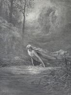Gustave Doré - Houtgravure - ca. 1890 - Dante's Inferno, Antiek en Kunst, Verzenden