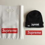 Zwarte supreme 19fw collectie beanie mutsje box logo, Ophalen of Verzenden, Nieuw