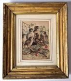 Aquarel met vogelnestje van C.S. Stortenbeker (1838-1885), Ophalen of Verzenden