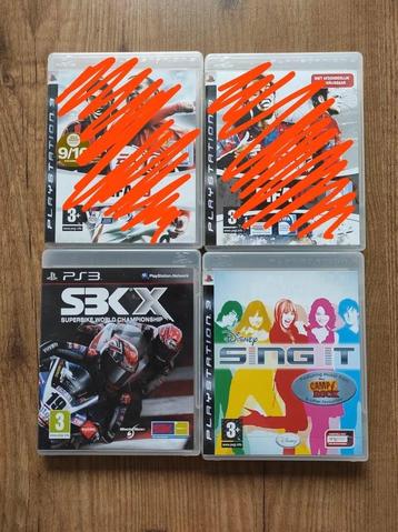 PlayStation PS3 spellen 12 - 7 - 3+ beschikbaar voor biedingen