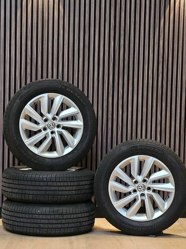 ZGAN 16" Orig.VW T-Cross Velgen+Goede Allseason Banden 5x100, Auto-onderdelen, Banden en Velgen, Banden en Velgen, All Season