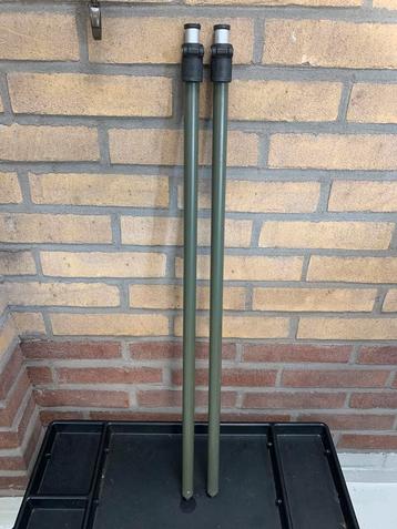2x Ultimate stormpaal bankstick 70 cm karper vissen beschikbaar voor biedingen