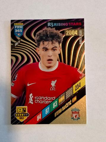 Fifa365 Fifa 365 2024 Adrenalyn Stefan Bajcetic Panini Gol11 beschikbaar voor biedingen