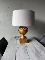 Goudkleurige Barok lamp fruit met velvet kap, Huis en Inrichting, Ophalen, Zo goed als nieuw, Barok, 50 tot 75 cm