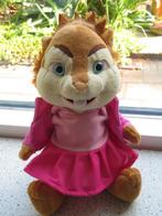 2 x Eekhoorn Brittany van Alvin and the Chipmunks Smile Toys, Ophalen of Verzenden, Zo goed als nieuw, Overige typen