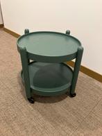 Design trolley rond bijzettafel op wieltjes side table round, Huis en Inrichting, Tafels | Bijzettafels, 45 tot 60 cm, Minder dan 55 cm