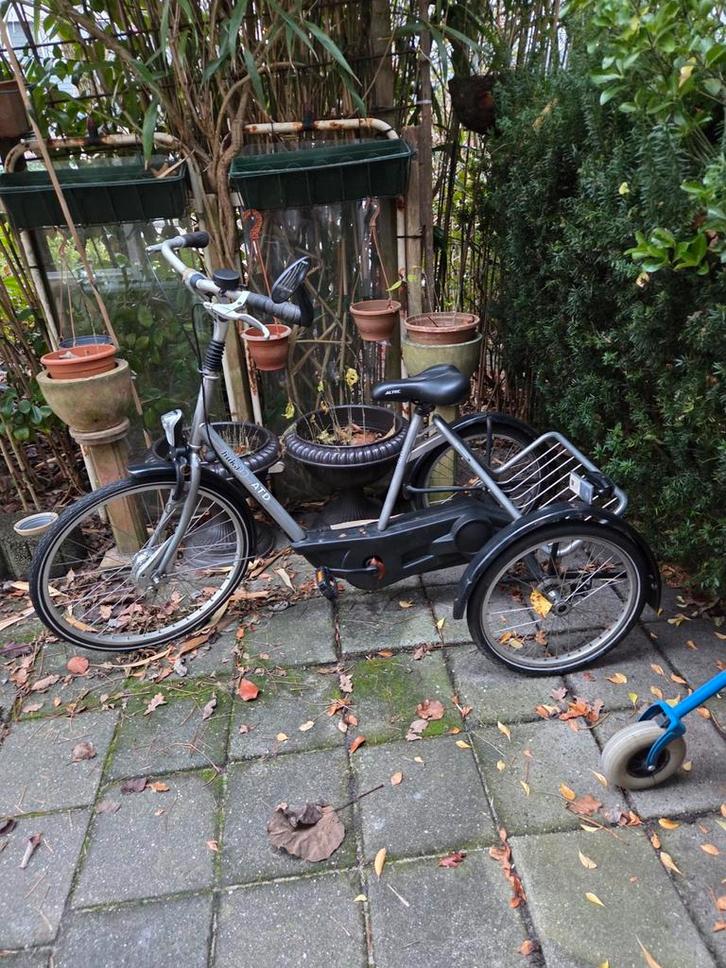 Tandem driewieler, Fietsen en Brommers, Fietsen | Tandems, Gebruikt, Minder dan 10 versnellingen, 55 cm of meer, Ophalen of Verzenden
