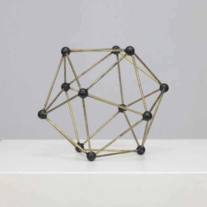 Handmade Atomium Model Sculpture, Belgium, 1960s, Antiek en Kunst, Kunst | Designobjecten, Ophalen