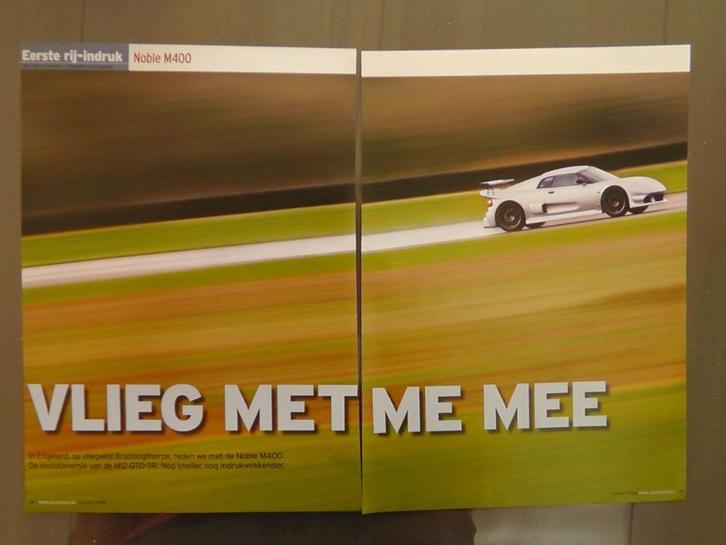 Noble M400 kopen ? eerst 9x autotest lezen, Boeken, Auto's | Folders en Tijdschriften, Gelezen, Ophalen