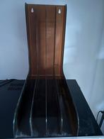 platen lp rek transparant donker bruin vintage, Ophalen of Verzenden, Gebruikt, Overige formaten