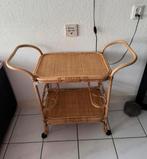 Rotan trolley serveerwagen wijnrek Nieuw, Ophalen, Overige materialen, Nieuw, 55 tot 75 cm