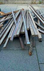 Gratis houten balken op te halen, Doe-het-zelf en Verbouw, Hout en Planken, Ophalen, Gebruikt, 50 mm of meer, Balk