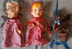 leuke kinderpoppenkast poppen.  Roodkapje 3 stuks., Ophalen of Verzenden, Zo goed als nieuw