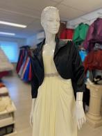 zwarte bolero satijn bolero grote maat 54/ 56/ 58, Kleding | Dames, Overige typen, Zwart, Maat 46/48 (XL) of groter, Nieuw