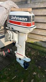 Johnson 20pk 2takt langstaart console, Watersport en Boten, Ophalen, Gebruikt, Motor en Techniek, Motorboot