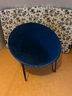 Vintage schotel stoel, saucer chair, moon chair, Ophalen, Overige materialen, Gebruikt, 75 tot 100 cm