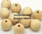 Houten kralen/kraal onbehandeld/blank, Ophalen of Verzenden, Nieuw, Kraal