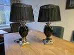 Set van 2 elegante schemerlampen – romantische stijl, Huis en Inrichting, Lampen | Overige, Ophalen of Verzenden, Gebruikt, Romantisch