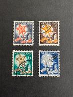 1933 Tweezijdige roltanding NVPH nr R98-101 gestempeld, Verzenden, T/m 1940, Gestempeld