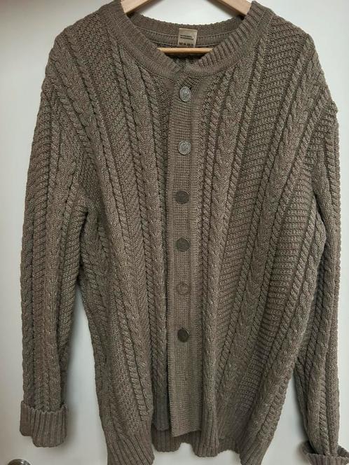 prachtig klassiek gebreid vest XL, Kleding | Dames, Truien en Vesten, Gedragen, Maat 46/48 (XL) of groter, Beige, Verzenden