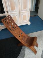 Surinaamse marron klap stoel klapstoel suriname houtsnijwerk, Ophalen