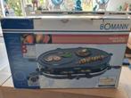 Bomann Gourmetstel 8 personen/ raclette grill, Ophalen of Verzenden, Zo goed als nieuw, 8 personen of meer