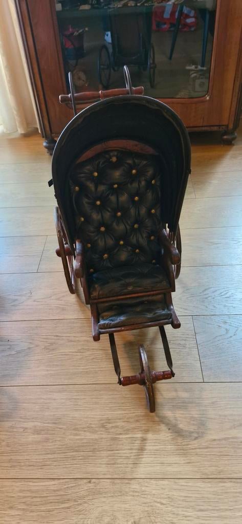 Antiek Speelgoed - Paard & Poppenwagen & koets- Opgeknapt, Antiek en Kunst, Ophalen