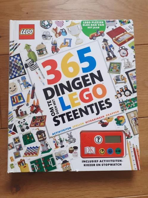 Boek 365 dingen om te doen met legosteentjes incl stopwatch, Boeken, Kinderboeken | Jeugd | onder 10 jaar, Zo goed als nieuw, Ophalen of Verzenden