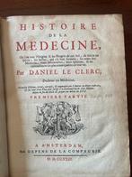 Histoire de la Médecine - Daniel Le Clerc (1723), Ophalen of Verzenden