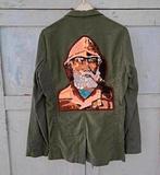 Colbertje met vintage borduurwerk/Brocante Het Kroontje, Kleding | Heren, Ophalen of Verzenden, Zo goed als nieuw, Maat 52/54 (L)