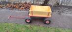 Houten bolderkar met luchtbanden, Ophalen of Verzenden, Gebruikt