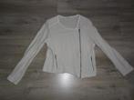 Miss Etam Beige Jasje Met Rits Maat XXL, Beige, Maat 46/48 (XL) of groter, Ophalen of Verzenden, Zo goed als nieuw